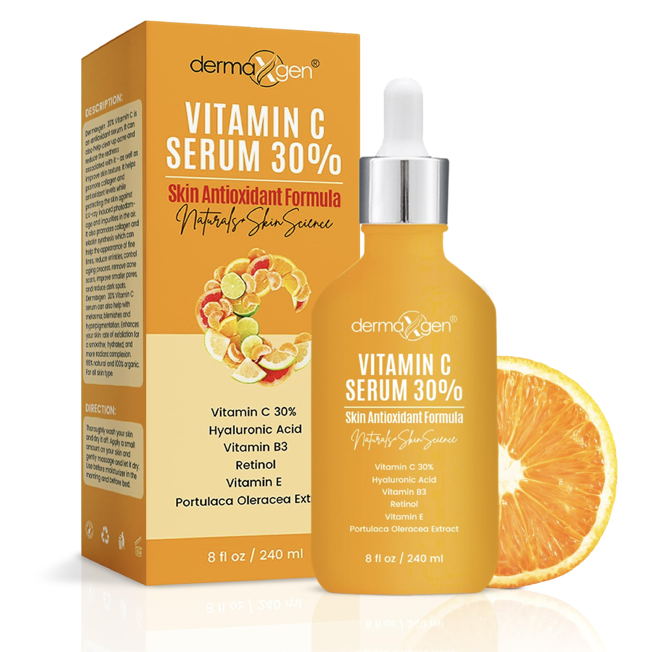Amazon.com: 30% Vitamin C Serum (8 Fl Oz) Pure Organic Anti