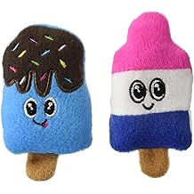 Pet Craft Supply Silly Snacks and Funny Food Crinkle Cuddling Catnip and Silvervine Interactive Cat Toys - Great for Indoor Cats, Kittens; All Breed Sizes