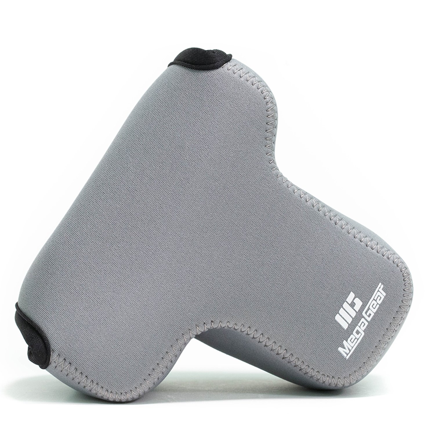 MegaGear MG658 Ultra Light Neoprene Case with Carabiner for Panasonic Lumix DMC-GX8 Camera - Grey