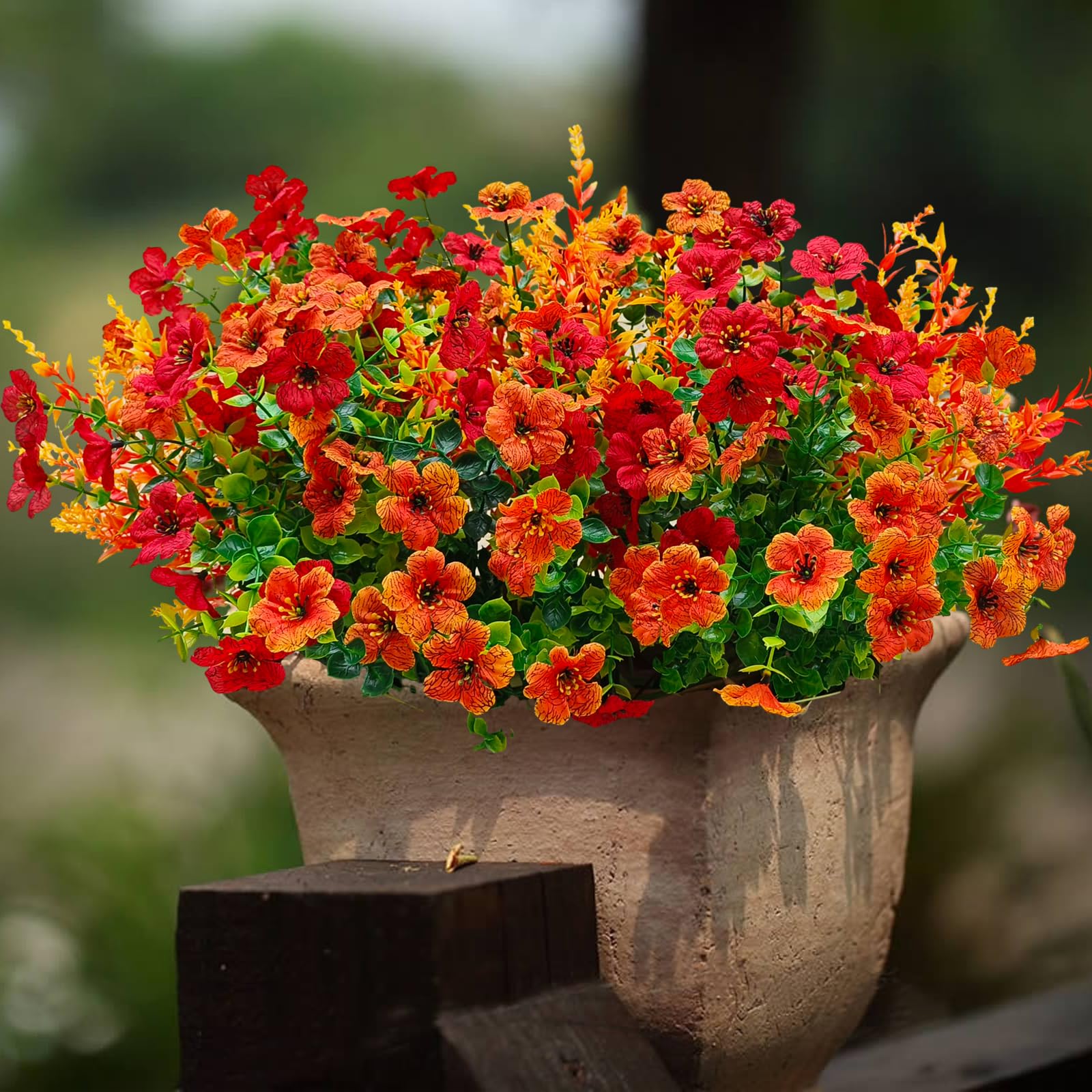 Amazon.com: Cherica 12 Pcs Outdoor Fall Decor, Fall Flowers