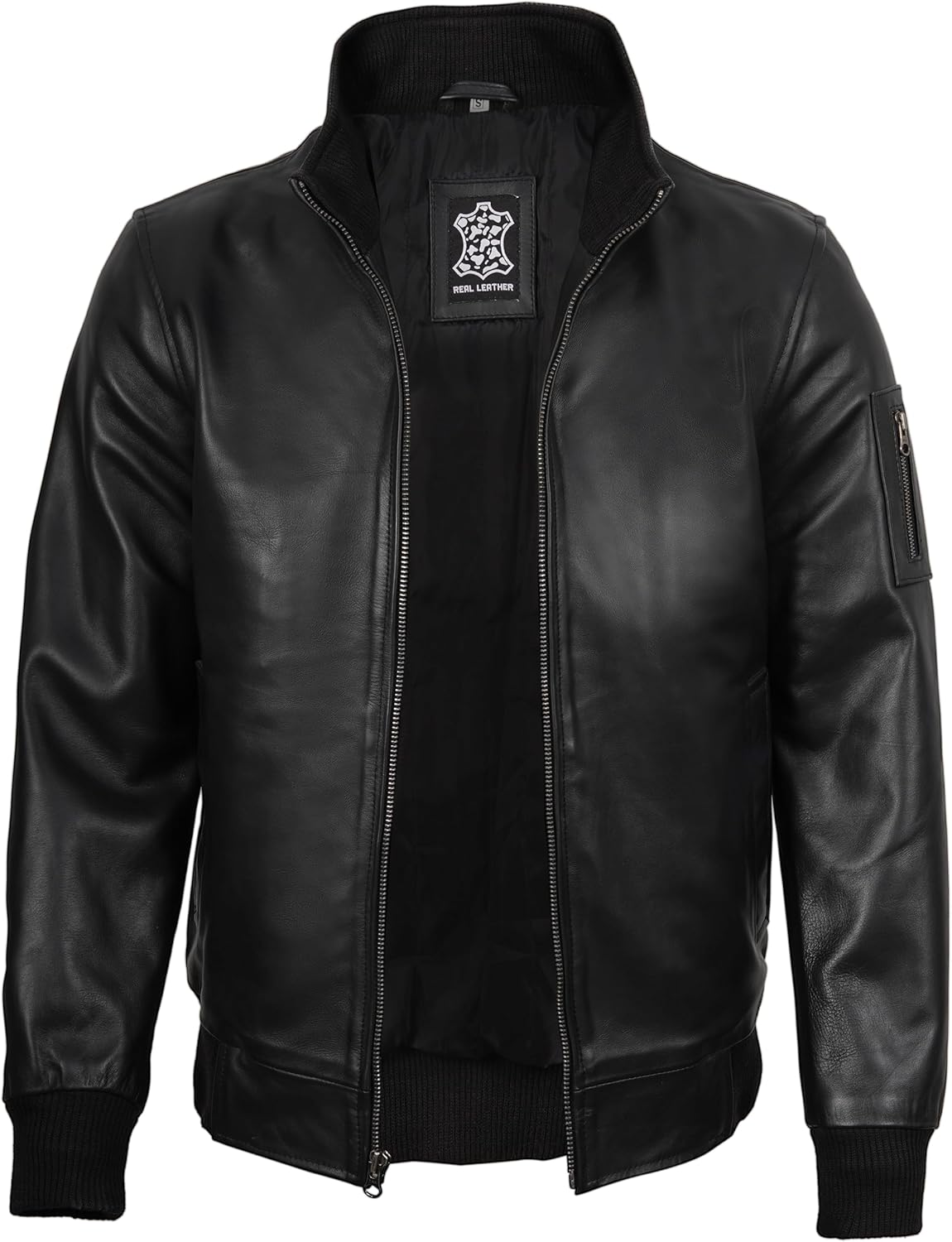 Decrum Leather Jacket Men - Casual Stylish Cowhide Leather Jackets for Men