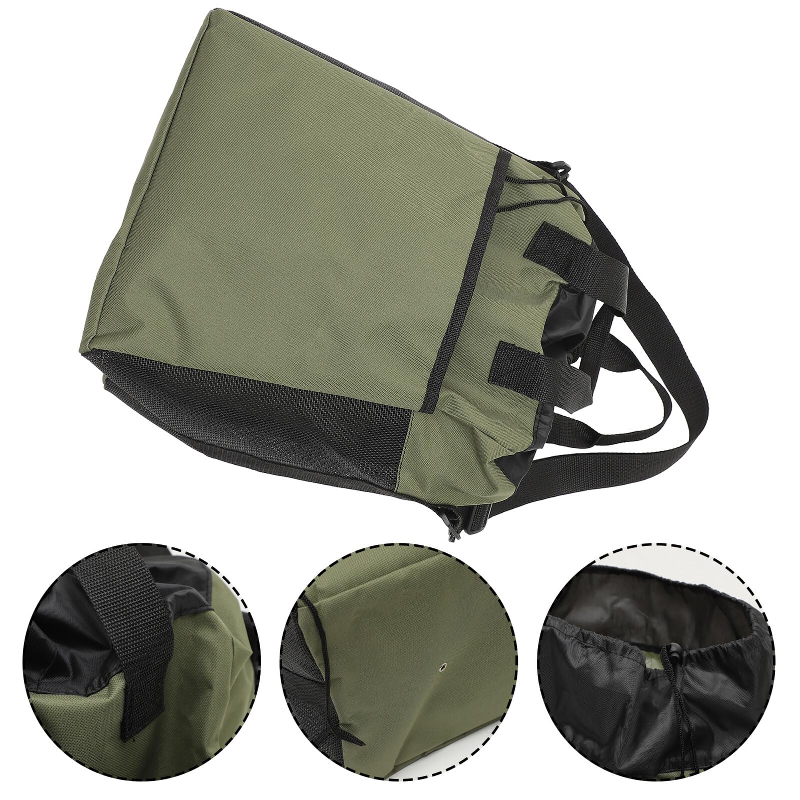 Borsa per Stivali da Pesca all Aperto Oxford Cinghie Regolabili e Rete Traspirante, Contenitore per Stivali da Pesca e Wader