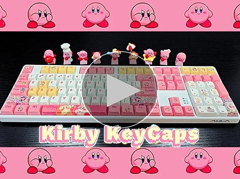 Amazon.com: POPKEEY K1RBY Pink XDA Keycaps for MX Switches