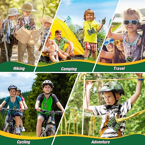 Miniatura 3 de Juguetes para niños de 5 a 7 años Walkie Talkies y binoculares de DASTION-99 Kid para niños de 3, 4, 5, 6, 7 años, para acampar al aire libre, caza,