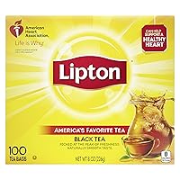Vista 1 de Lipton Bolsas de té, té negro, 100 unidades (paquete de 10)