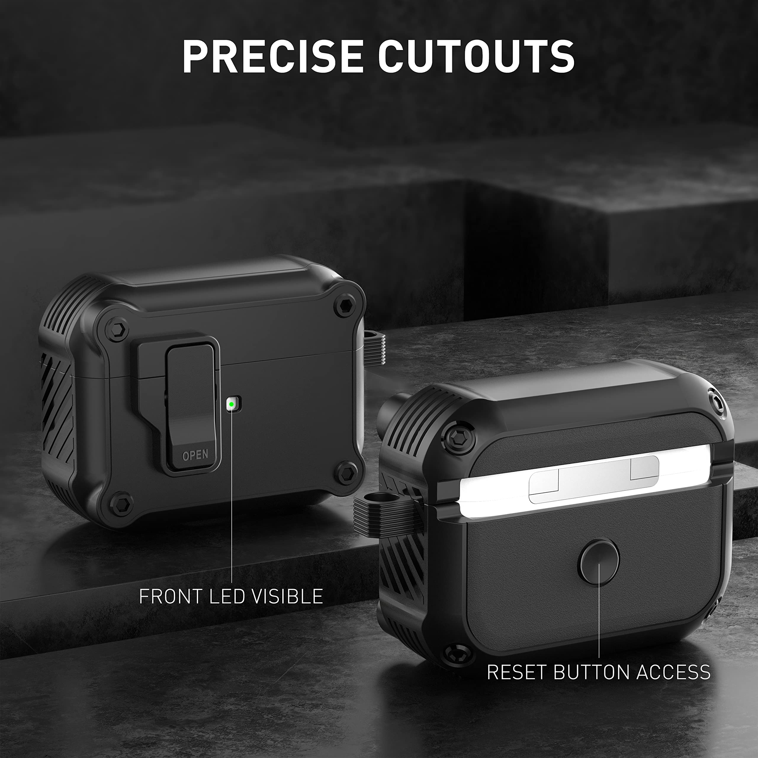 Amazon | Valkit (ヴァルキット) Airpods Proケース ロック付きカバー