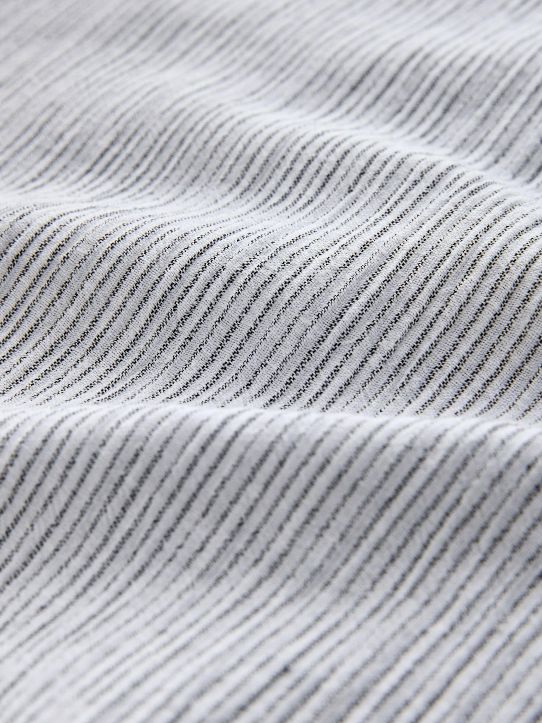 NEXT Femme Chemise texturée à Manches Courtes Contenant du Lin | Coupe standard