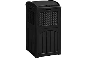 Greesum 33 Gallon Outdoor Trash Can for Hideaway Waste Management