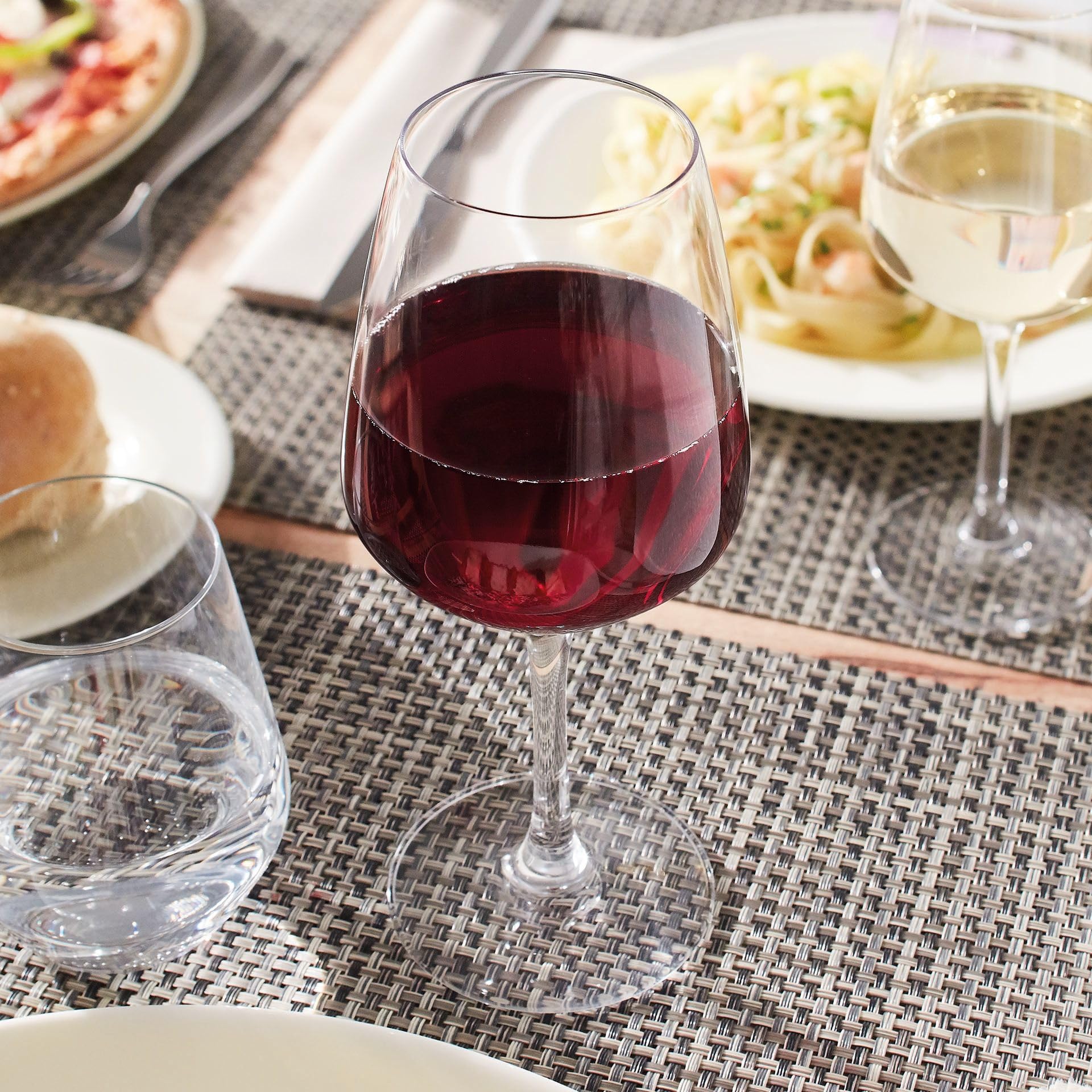 Luminarc Copas de Vino Vinetis 50 cl Juego de 6 | Vidrio transparente resistente, copas de cristal con pie, apto para lavavajillas, fabricado en Francia