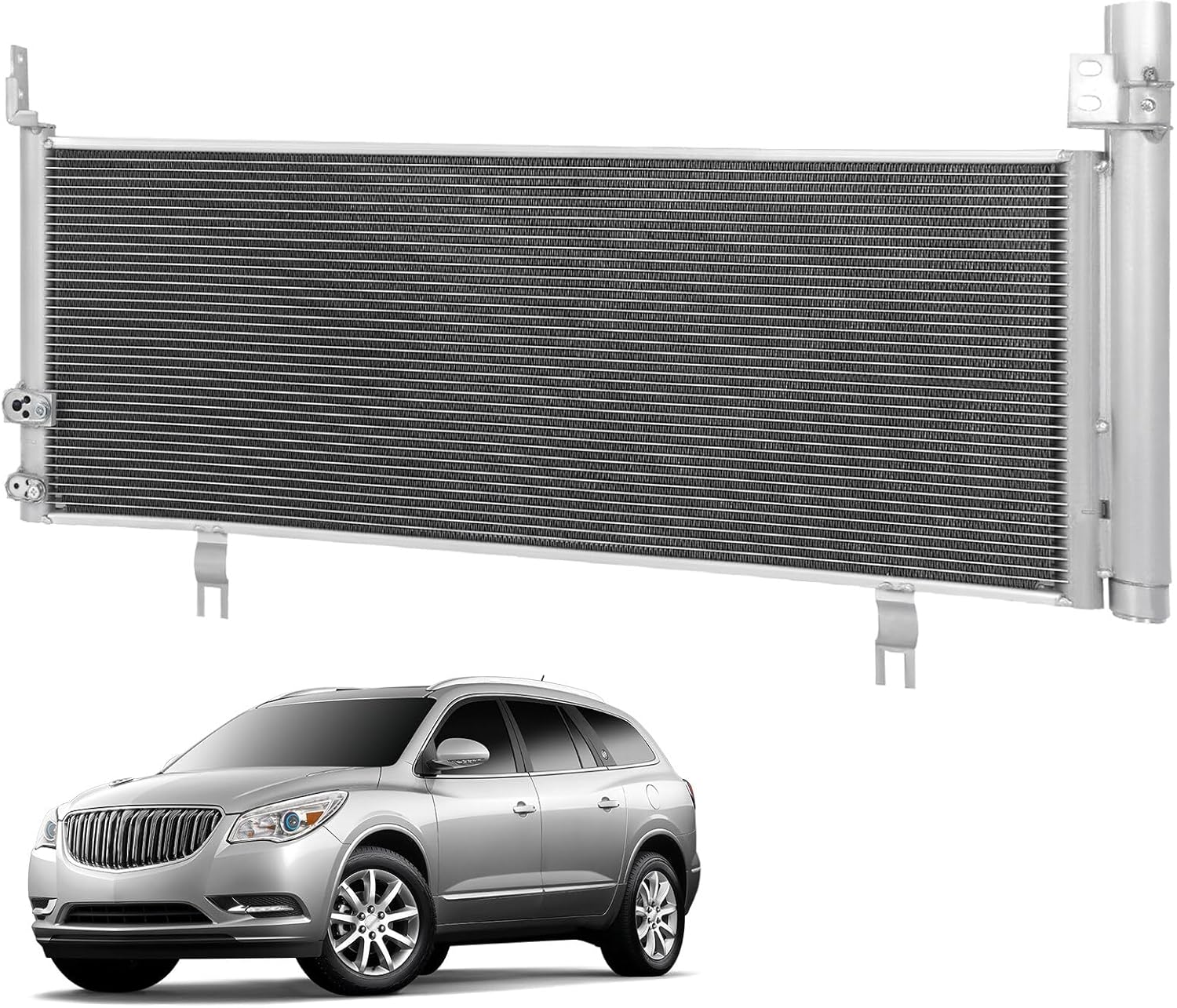 OCPTY Aluminum A/C Condenser Replacement Fit for 2013-2018 for Toyota for Avalon 2.5L 2012-2017 for Toyota for Camry 2.5L