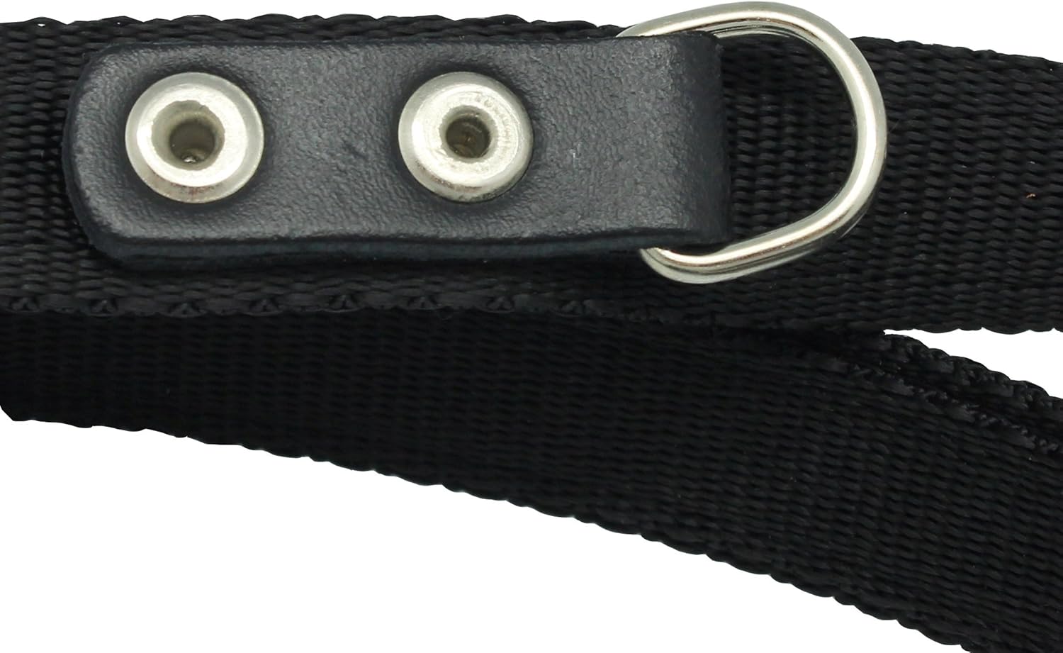 1" Wide 6 Way European Multi-functional Dog Leash, Adjustable Lead Black 40"-70" Long