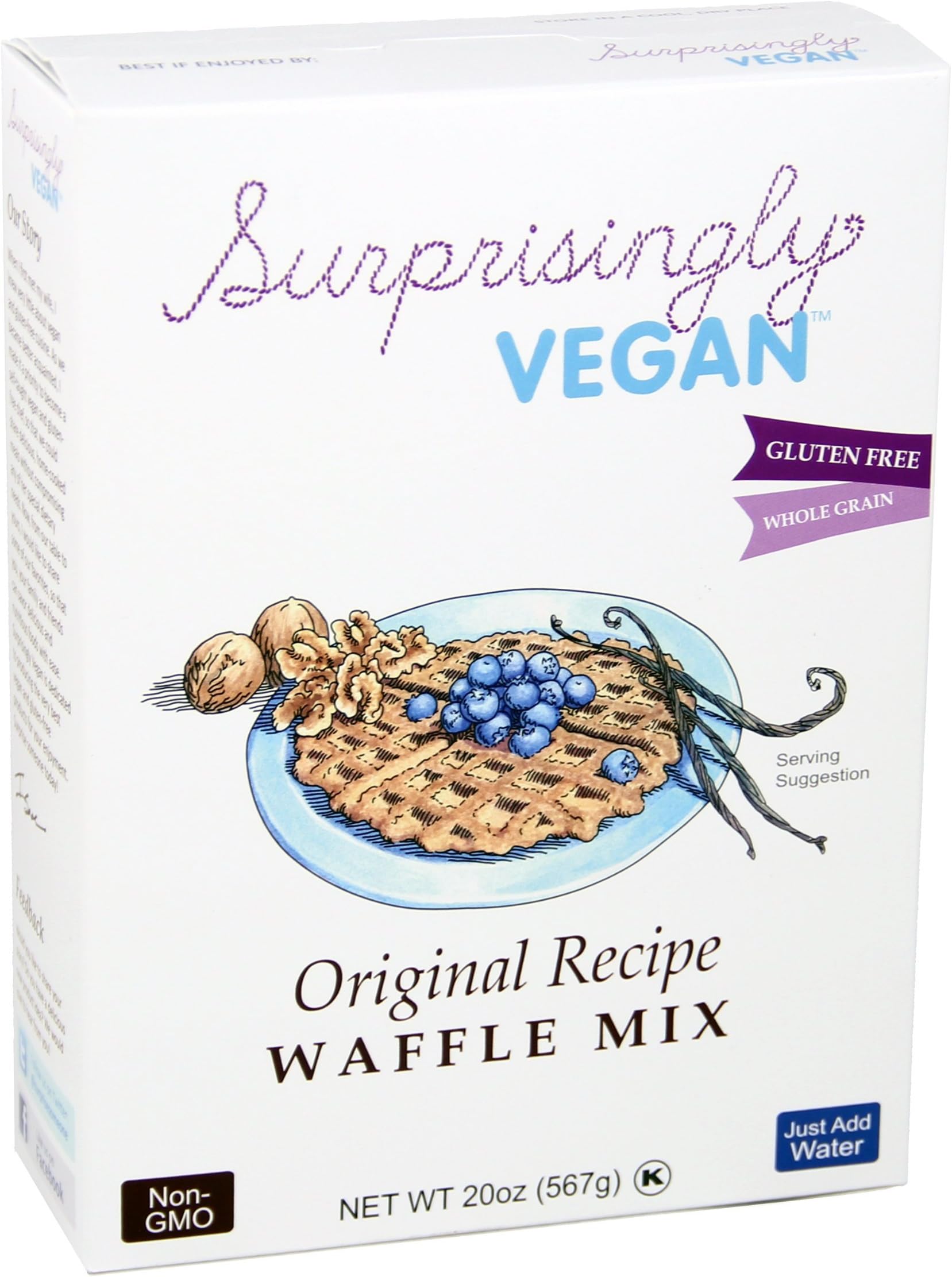 Surprisingly Vegan Original Recipe Waffle Mix 2-Pack