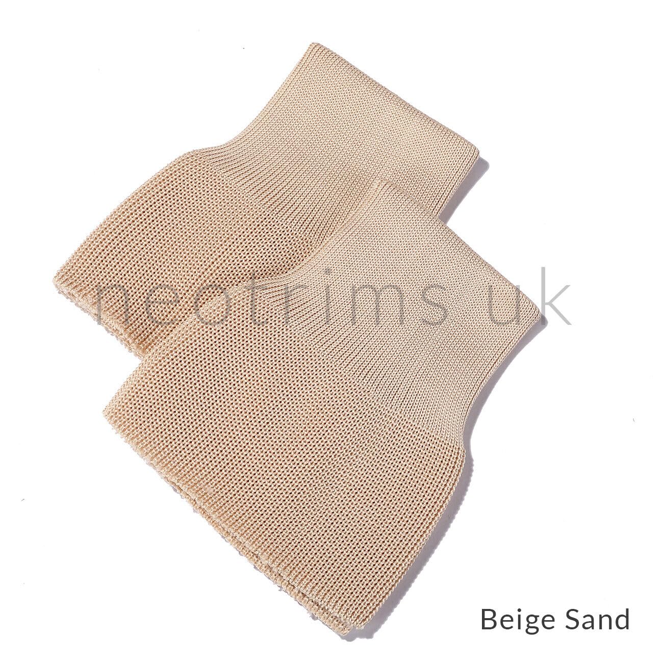 Rib Knit Cuff Pair for Replacement Repair Cuffing Old Jackets Bombers. No Side Seams - Image 4