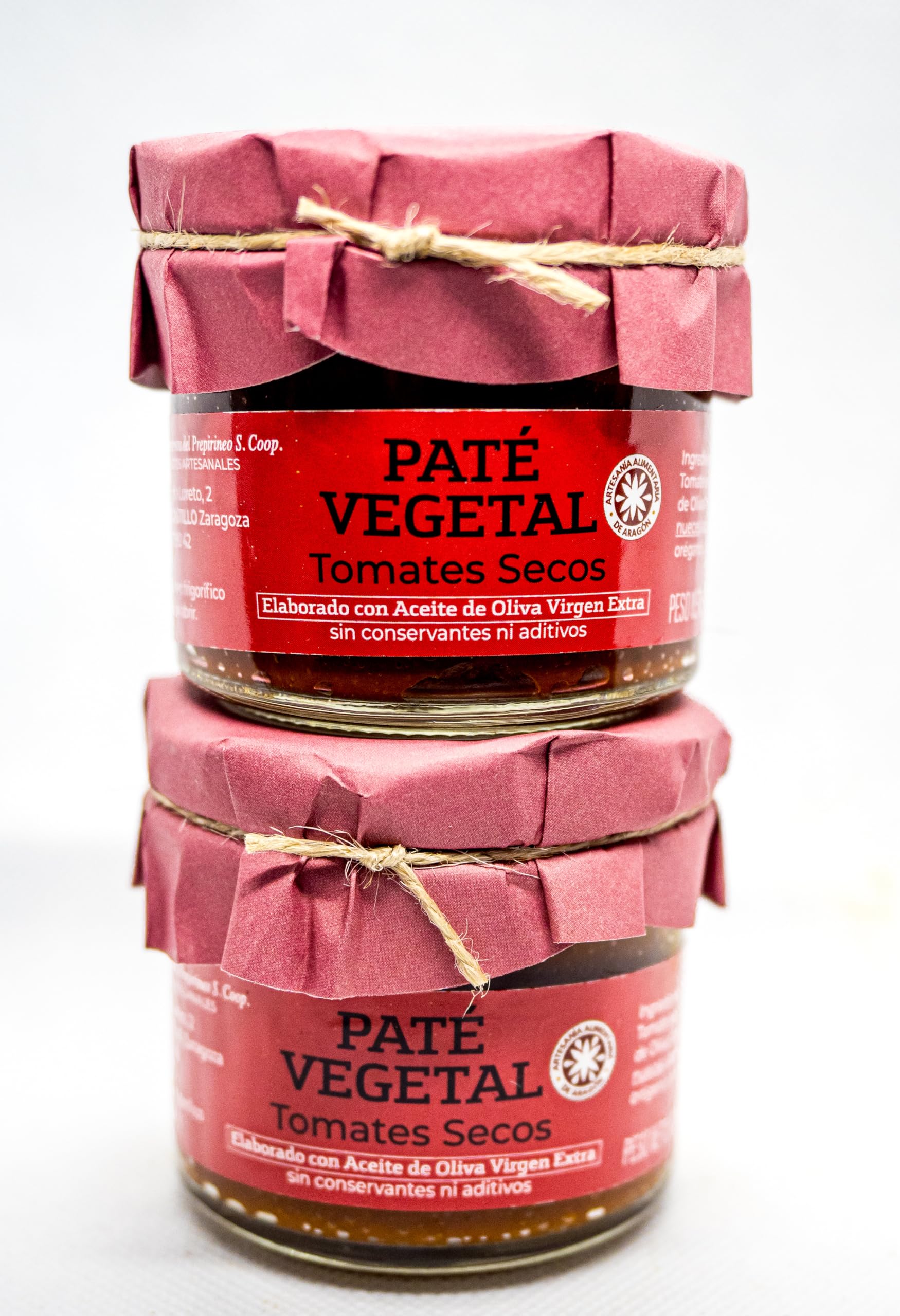 Paté Vegetal Sabor Chorizo (Pack 2x115g) Alternativa Saludable- Con AOVE y Proteína de Garbanzo - Vegano, Gourmet - Sin Aditivos. — view 8