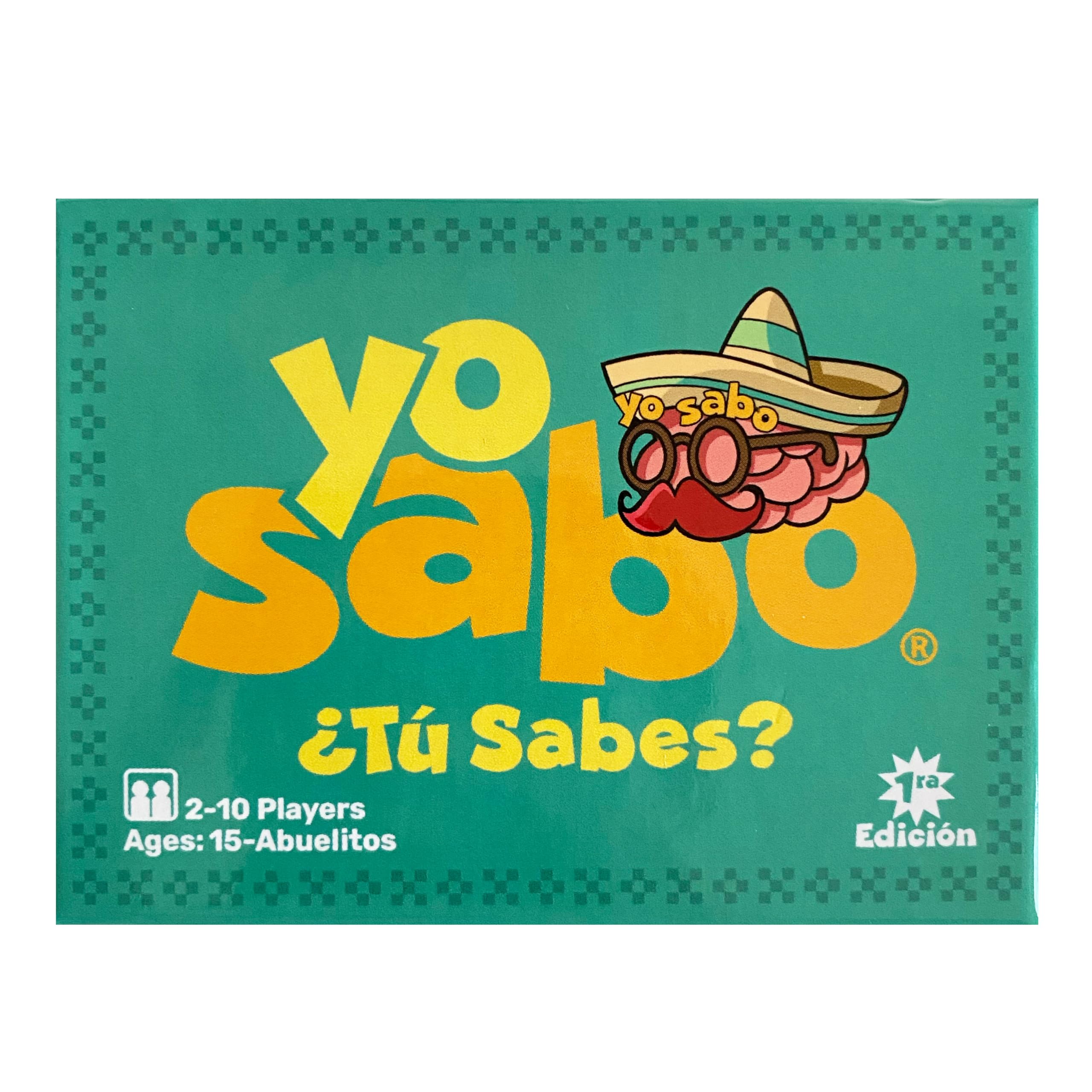 Yo Sabo: Edition 1 - The Original Bilingual Card Game – Learn Spanish with Fun Trivia & Challenges – Family-Friendly Juego de Mesa with 160 Cards for All Ages