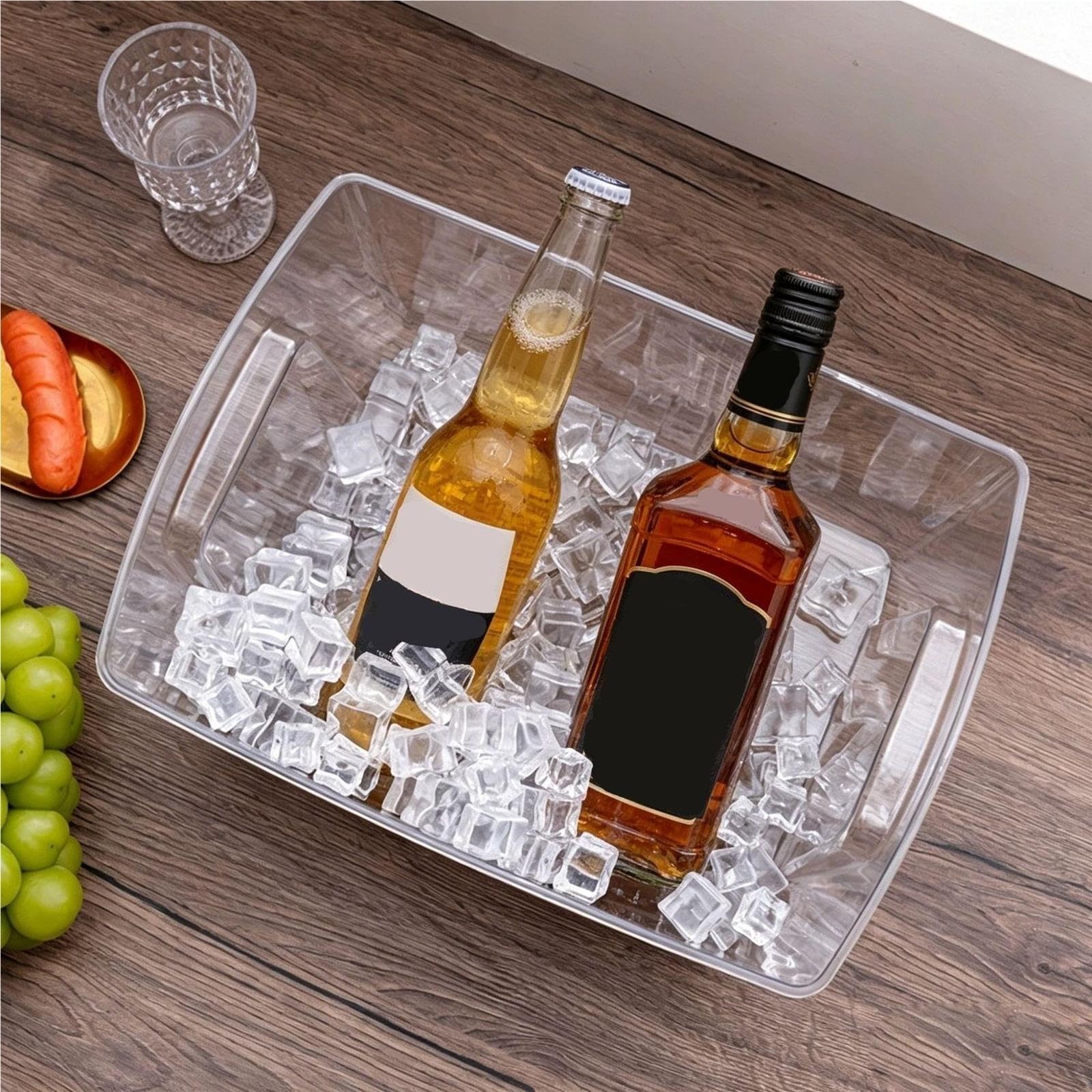 Cubitera Cuadrada De Gran Capacidad para Fiestas