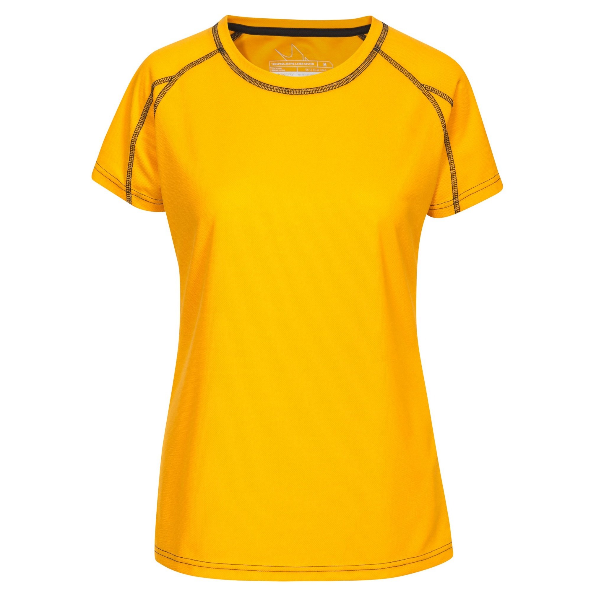 Trespass Mamo, Schnelltrocknendes Sport T-Shirt mit Reflektierenden Details für Damen