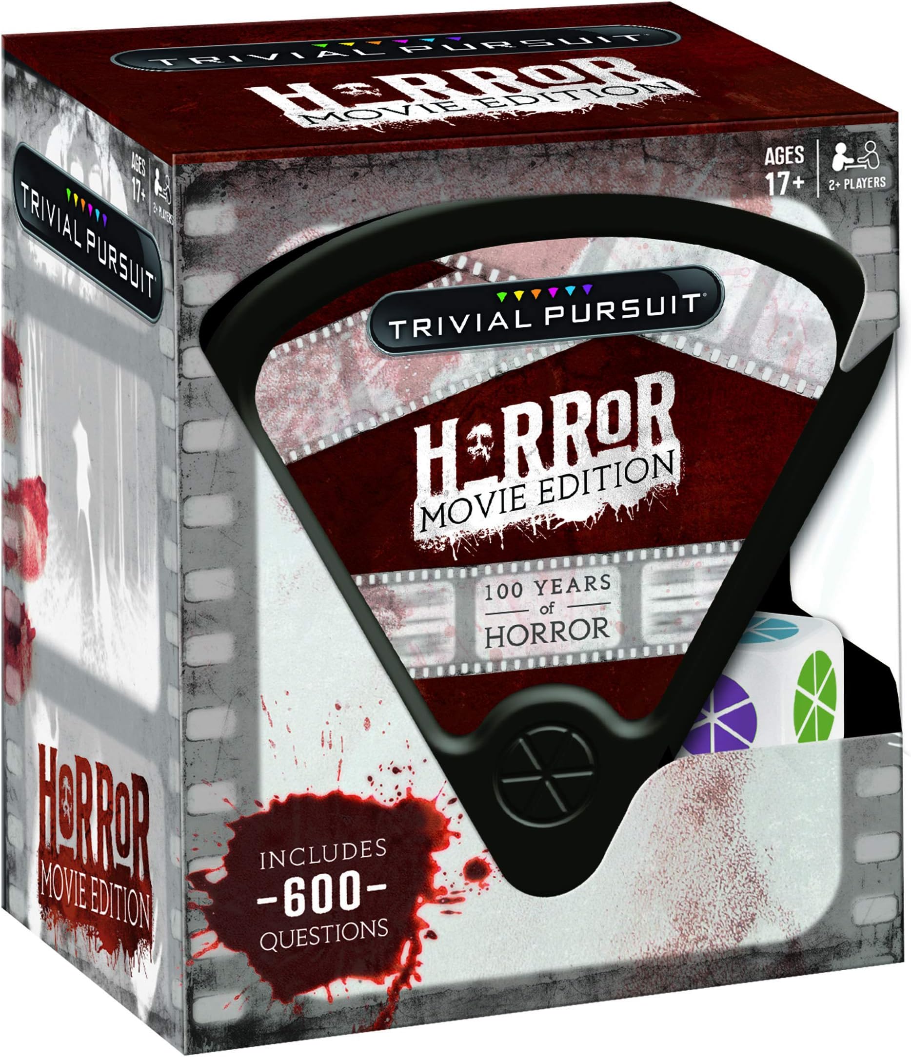 Trivial Pursuit: Horror Movie Edition, 600 Questions from Classic Horror Films, Trivia Board Game for Fans of Horror Movies