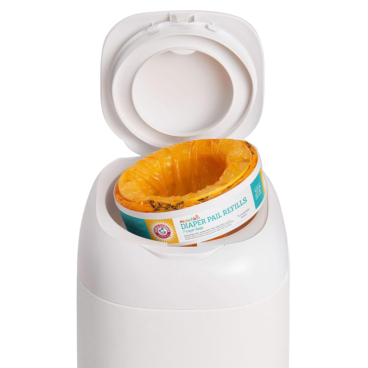 Munchkin Arm & Hammer Diaper Pail Refill Rings, 544 Count, 2 Pack (272 Count Each)