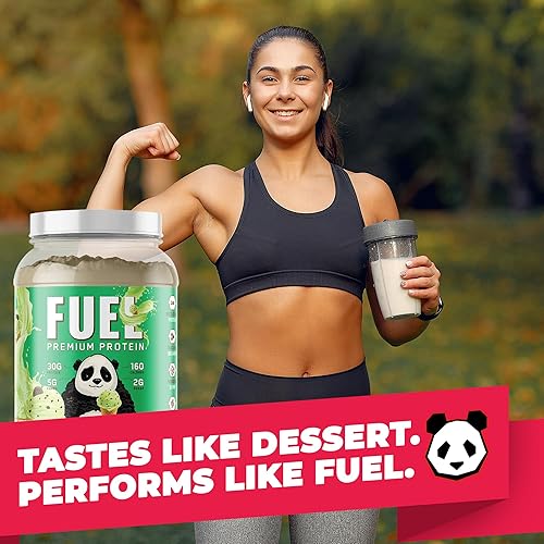 Miniatura 6 de Underground Bio Labs Panda Fuel - Suero de proteína prémium sin OMG, colágeno hidrolizado, caseína, probióticos, enzimas digestivas, liberación