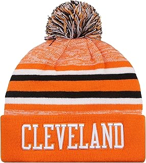 Beanie Hat Football Knit Hats Winter Cuffed Stylish Beanie Cap Sport Fans Fashion Toque Cap