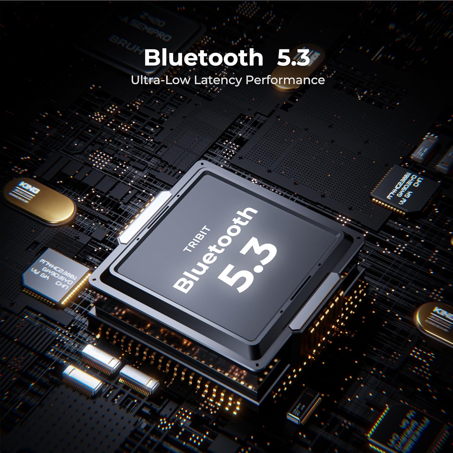 Tribit StormBox Blast Portable Bluetooth Speaker, (140W Peak) 90W Loud Stereo Sound with 30H Playtime, IPX7 Waterproof, LED Light, Wireless, XBass, BT5.3, TWS, Custom EQ, Party/Outdoor/Camping/Beach - Image 9