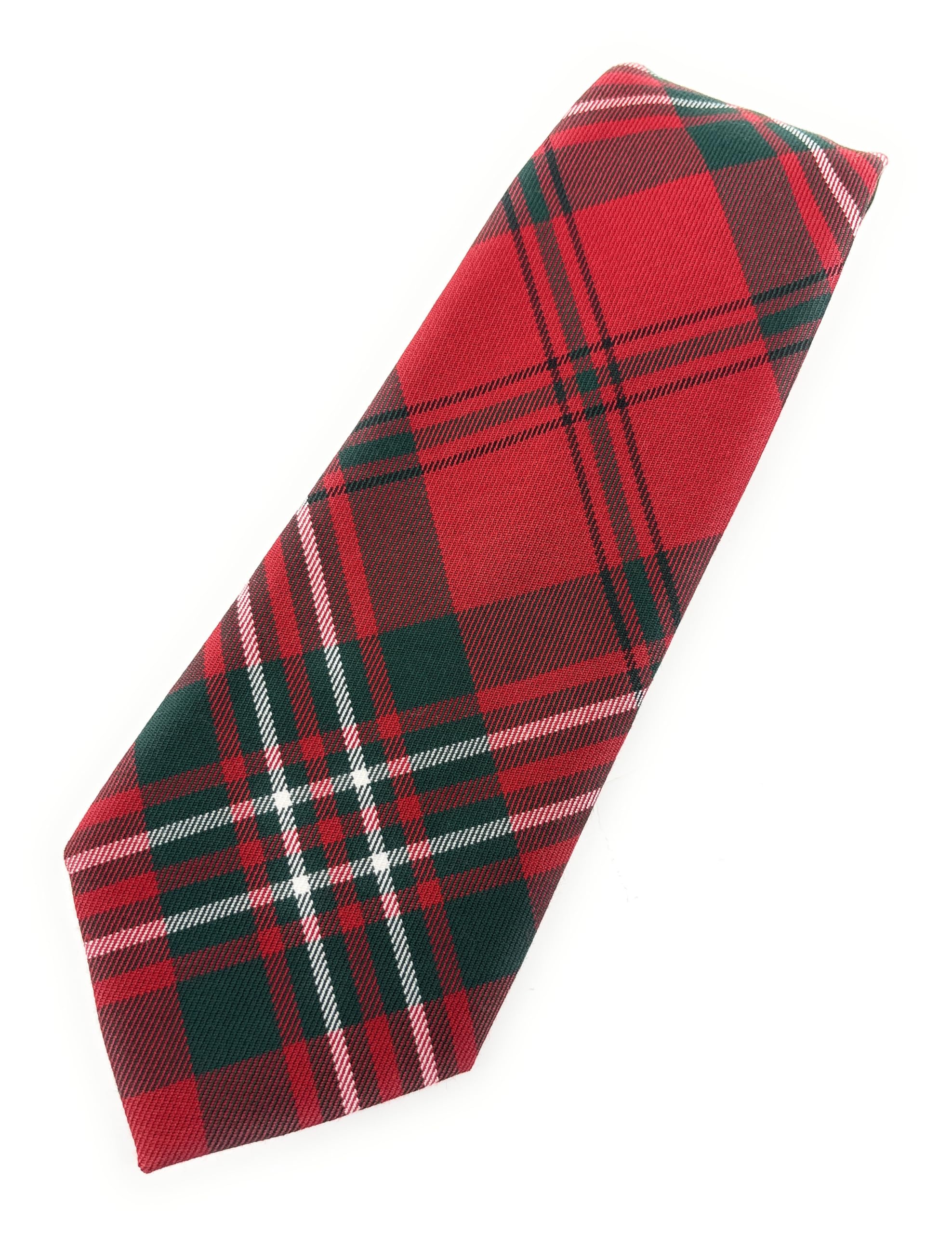 Scottish Essence Scott Red Scottish Tartan Necktie, Traditional Clan Pattern, Made In Scotland, Multiple Tartans Available (Scott Red)