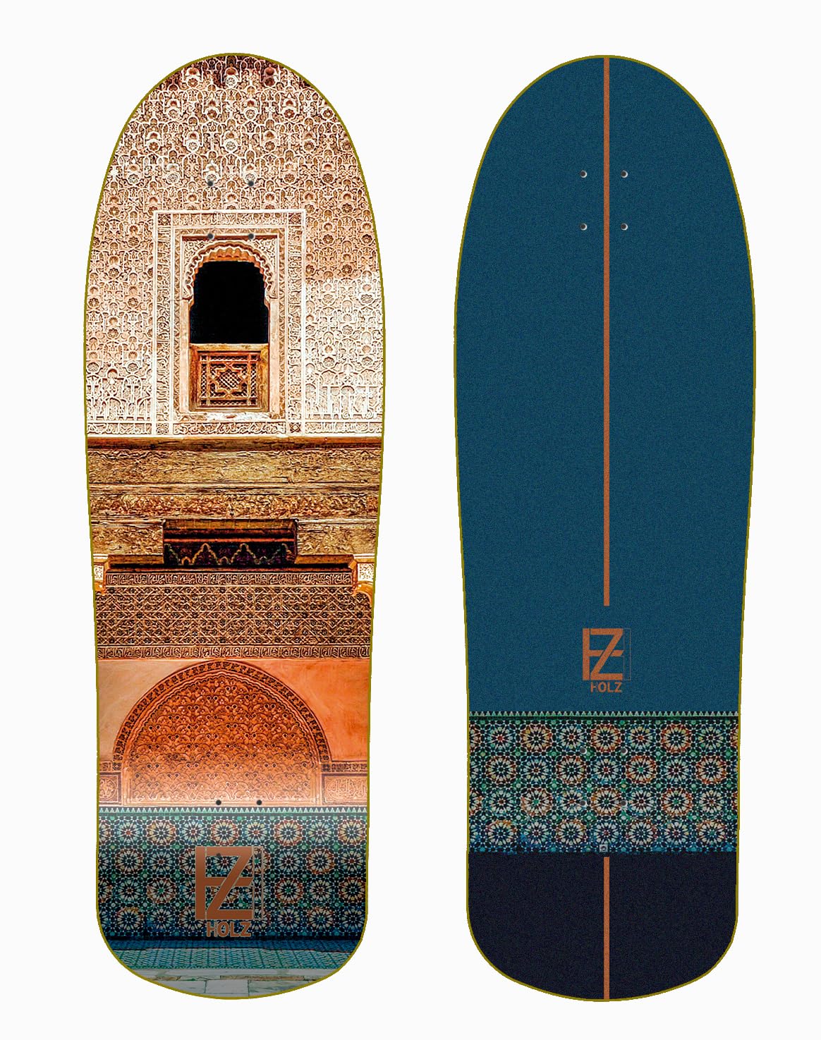 Holz surfskate Deck Tabla monopatin Skate Skateboard - Resi GAL 33.5 Hill