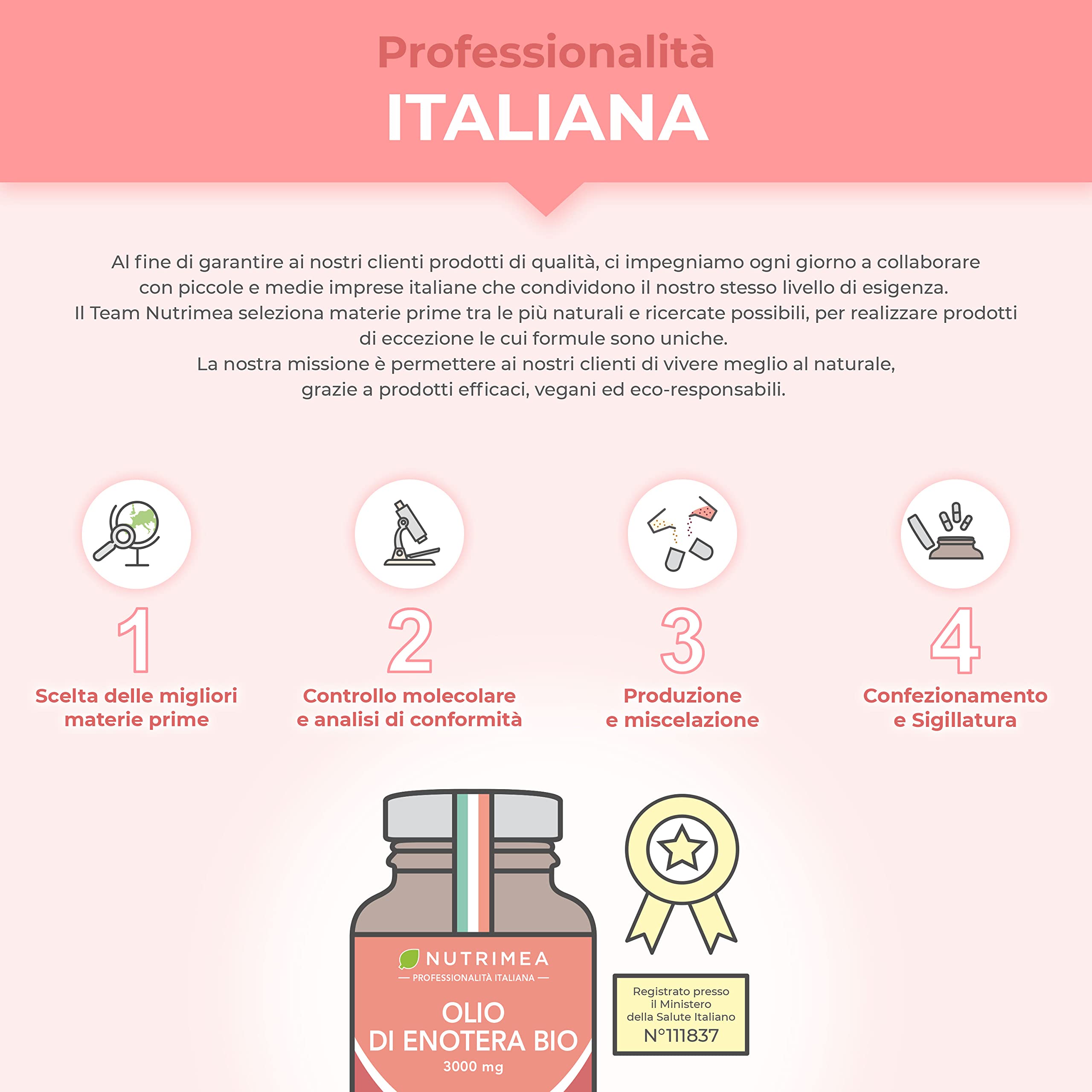 Olio di Enotera BIO | 3000 mg di cui 270 mg di GLA | Spremuto a freddo | 100% naturale | Comfort premestruale e bellezza della pelle | Qualità premium | 60 capsule