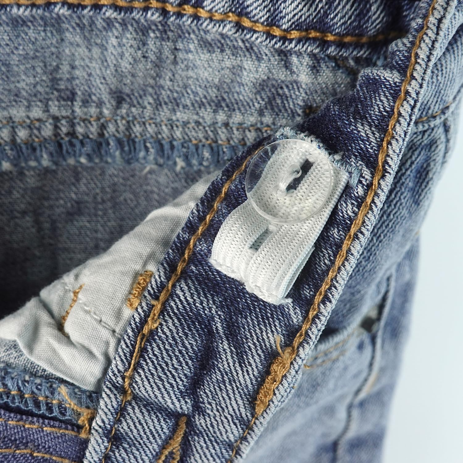 KIDSCOOL SPACE Bébé Petits Grands Garçons Short en Jean, Ceinture Élastique À L'intérieur des Trous Déchirés Jeans Vêtements D'été