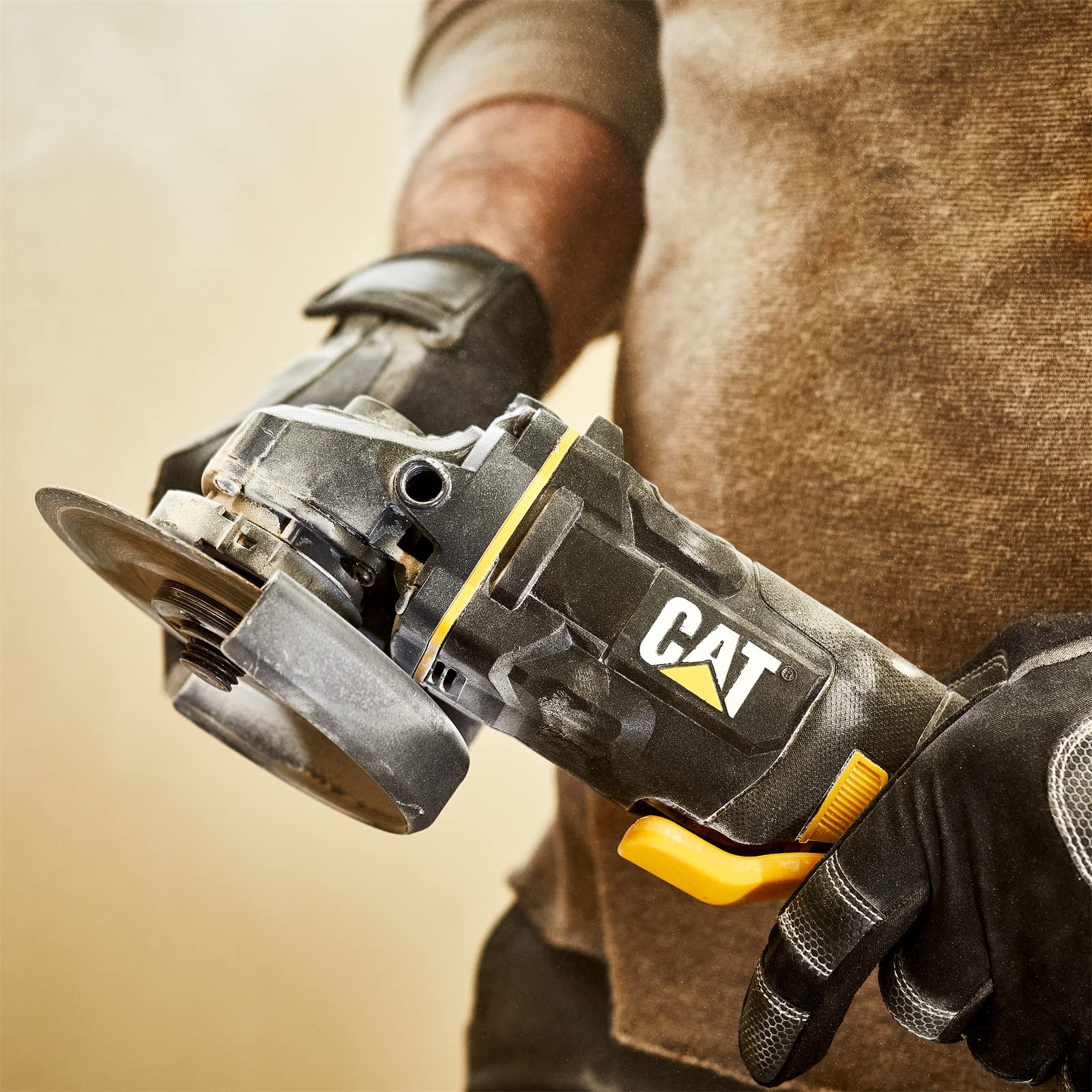 CAT Caterpillar - akumulatorowa szlifierka kątowa/Ø 115 mm