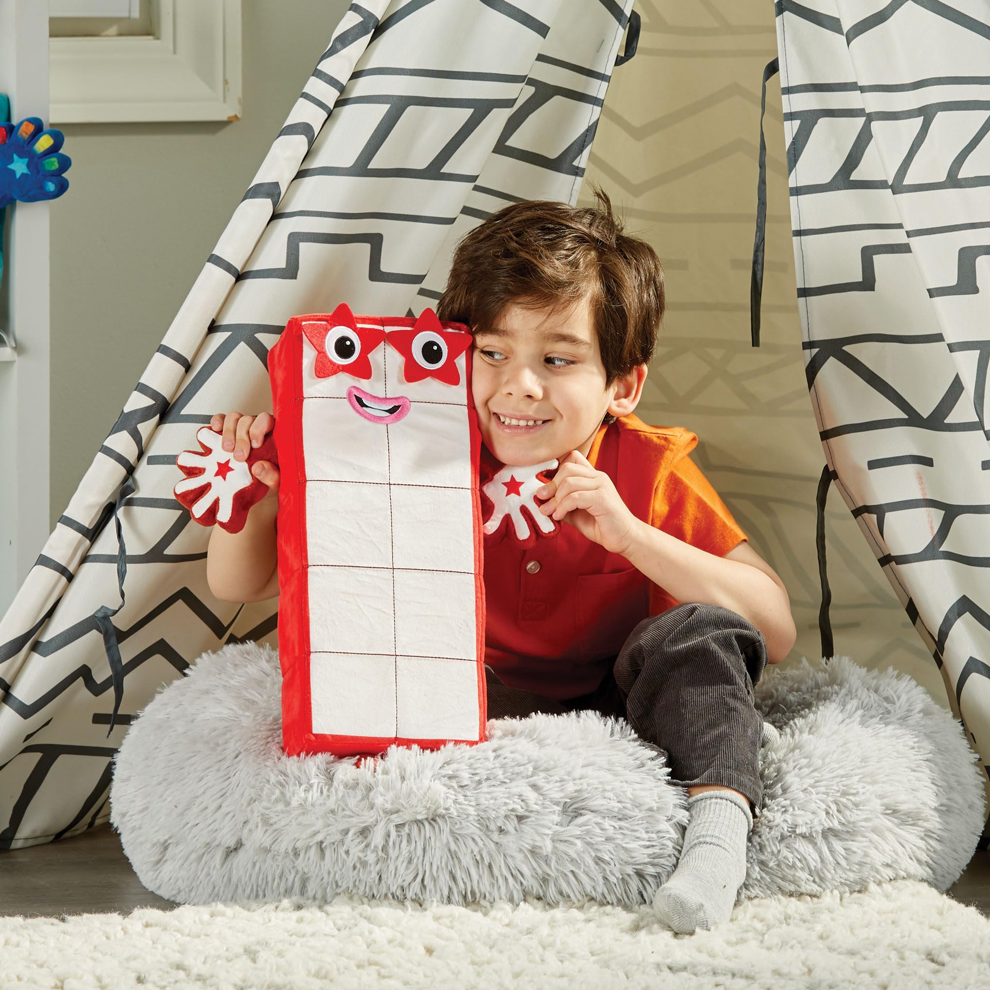 Learning Resources Numberblocks Pluszak Dziesiątka – Miękki Przyjaciel do Liczenia, 18+ Mies.
