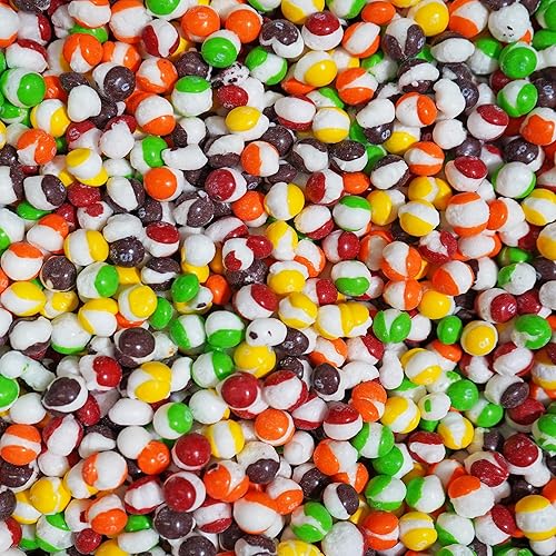 Miniatura 2 de YUMMYLAND SKITTLES liofilizados  8 onzas, bolos de caramelo crujientes liofilizados de primera calidad, sabores originales de frutas del arco iris,