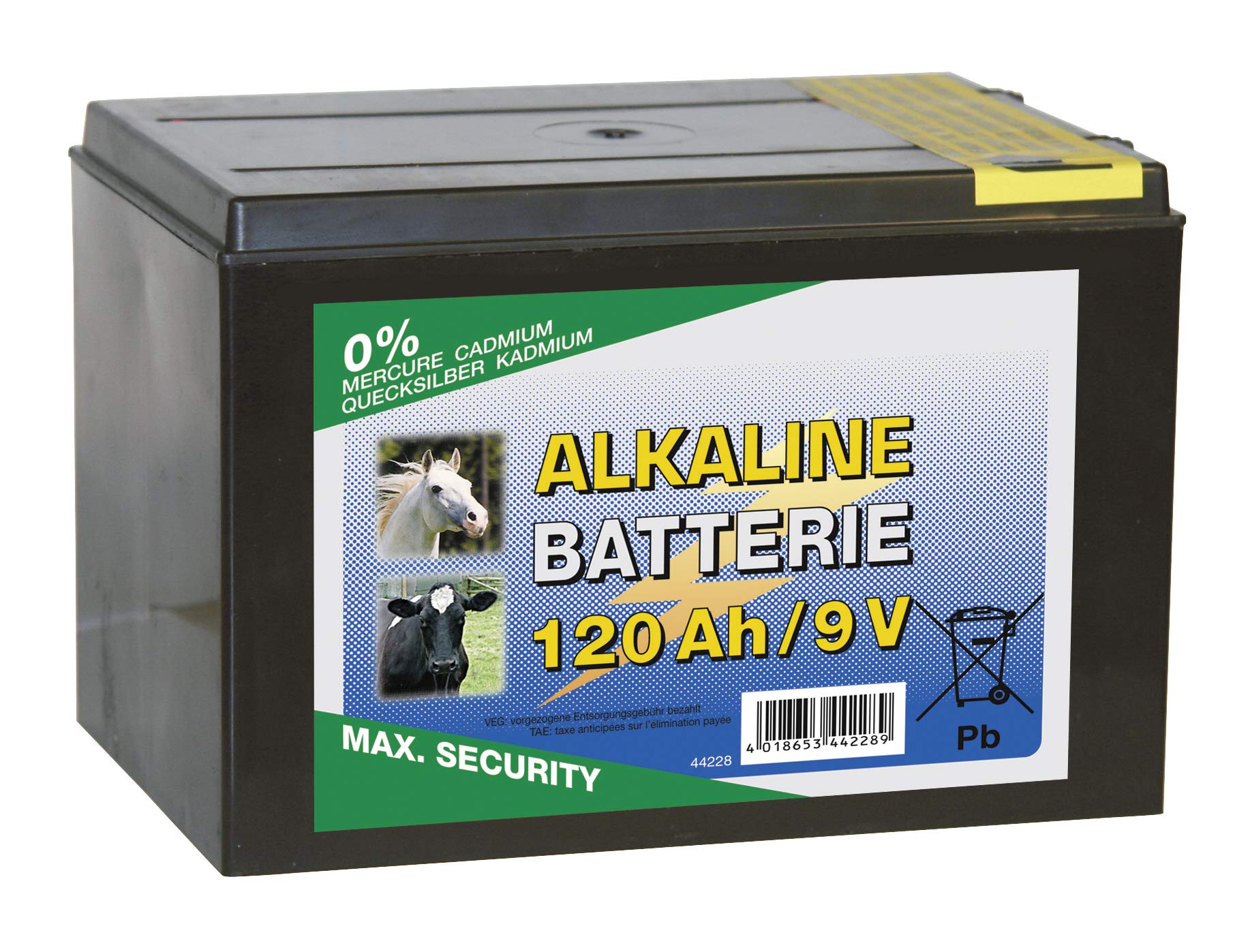 Corral TR-CRL0025 Pile alcaline sèche Transparent 120 Ah