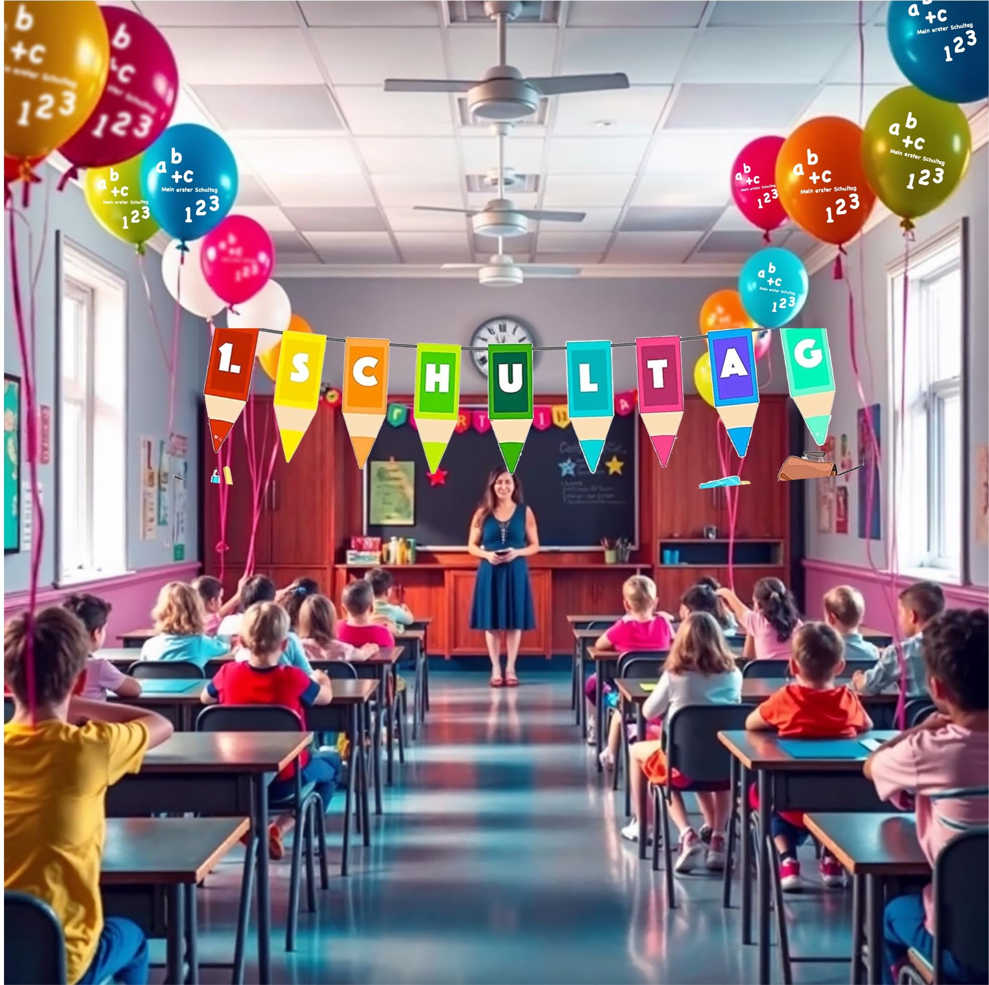 Ensemble De Décoration Pour La Rentrée Scolaire 39 Pièces