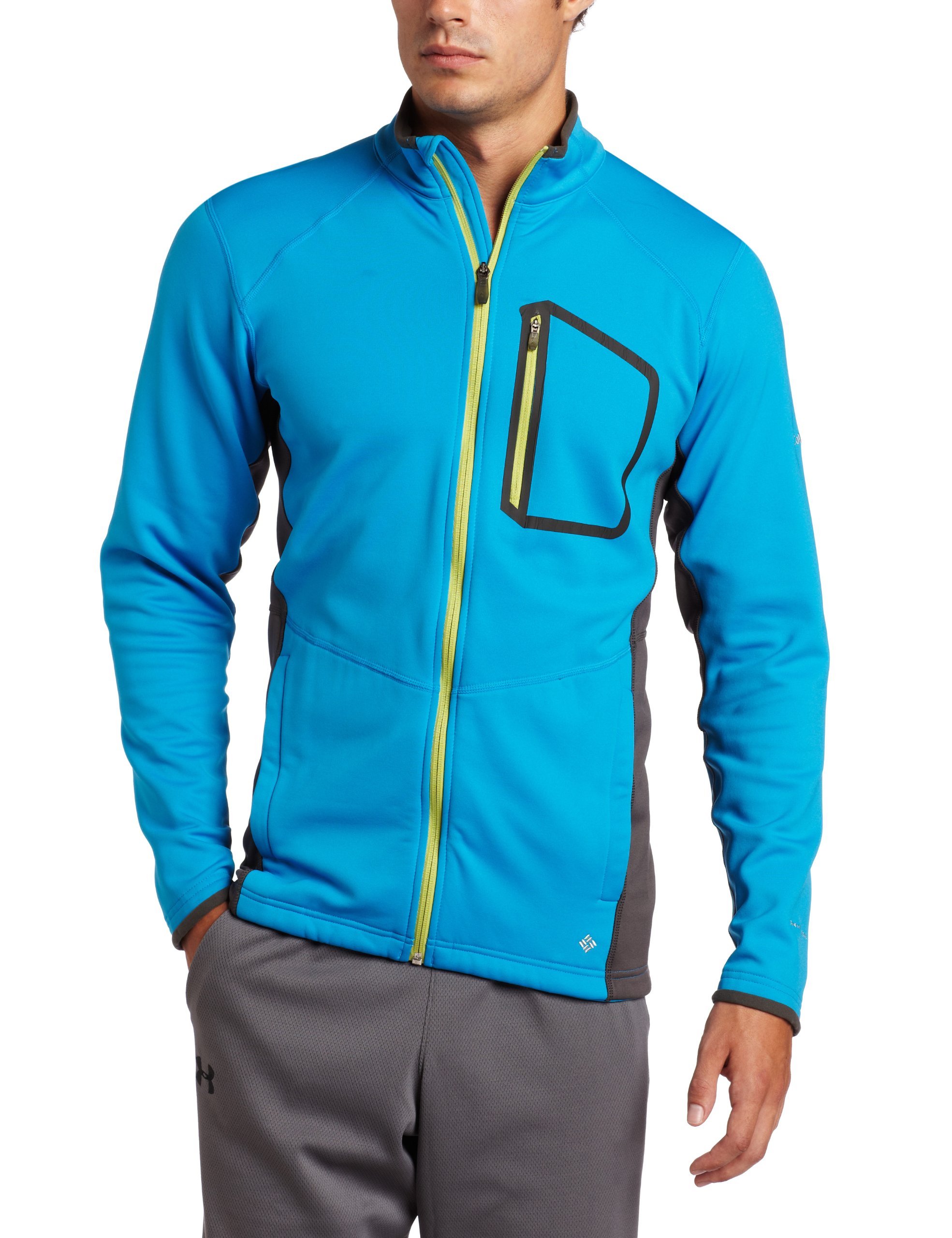 Columbia Camiseta de Manga Larga para Hombre con Cremallera Completa