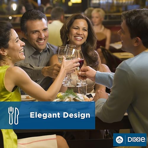 Miniatura 6 de Dixie 7.13" Heavy-Weight Polystyrene Plastic Fork by GP PRO (Georgia-Pacific), Clear, FH017 , Case of 1,000