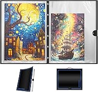 Vista 1 de ALL4JIG Extra Large Puzzle Binder – Space-Saving Storage Folder for 500–1000 Piece Puzzle Collection, Holds 20 Puzzles, HD Film Pockets, Birthday