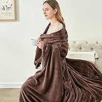 Vista 187 de BEDELITE Fleece Blanket White Throw Blanket for Couch & Bed, Luxury Plush Cozy Fuzzy Blanket 50" x 60", Super Soft Warm Lightweight Throw Blanket