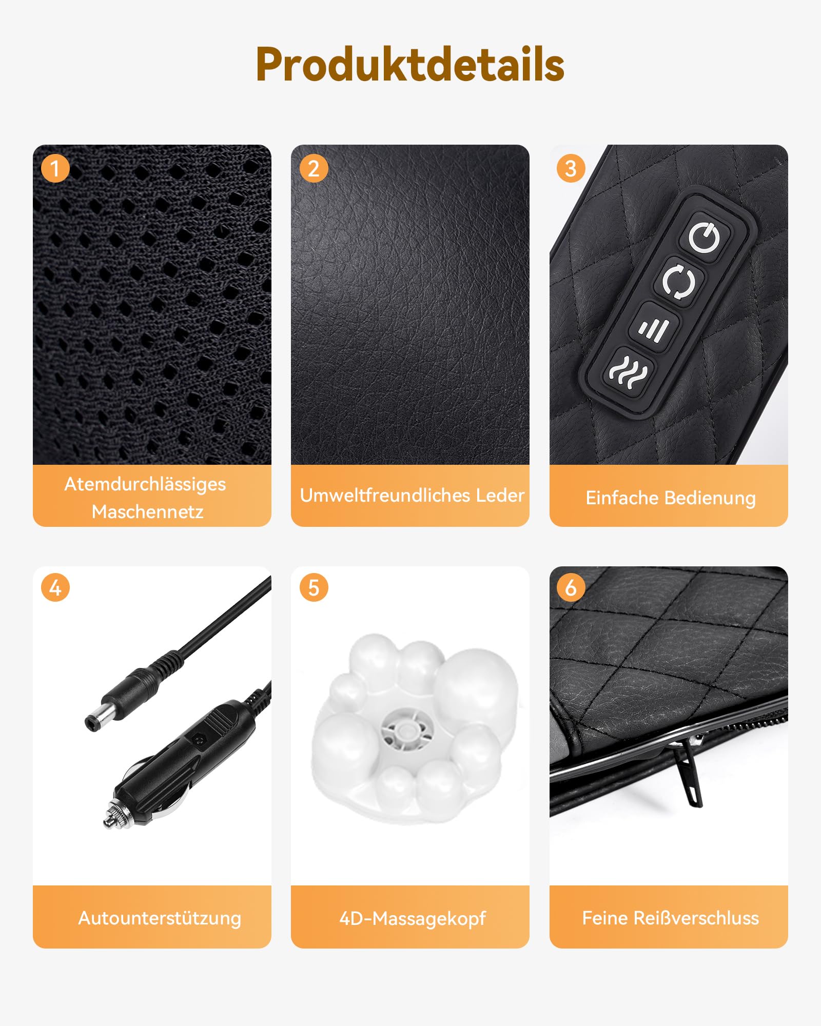 KNQZE® Nackenmassagegerät mit Wärme 2026, 4D Shiatsu Massagegerät Nacken Schulter, Nackenverspannungen lösen, Tiefenmassage für Nacken, Schulter, Rücken, Geschenke für Frauen/Mütter/Väter