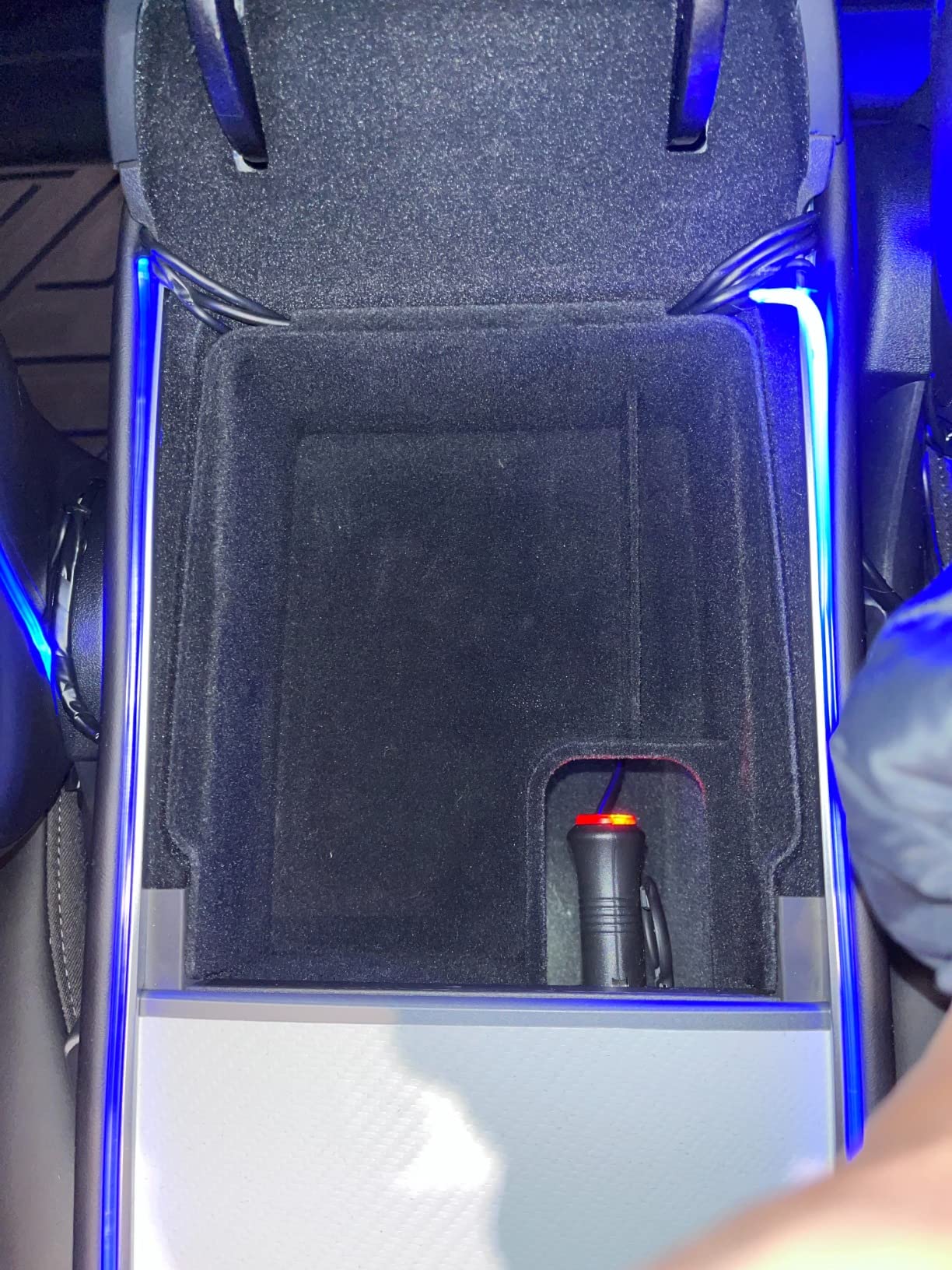 Nestour 2021-2022 Model Tesla 3 Y interieur neon autolampen (middenconsole dashboard 2 voet lichten) APP controle RGB LED Strip met meerdere Scene modi