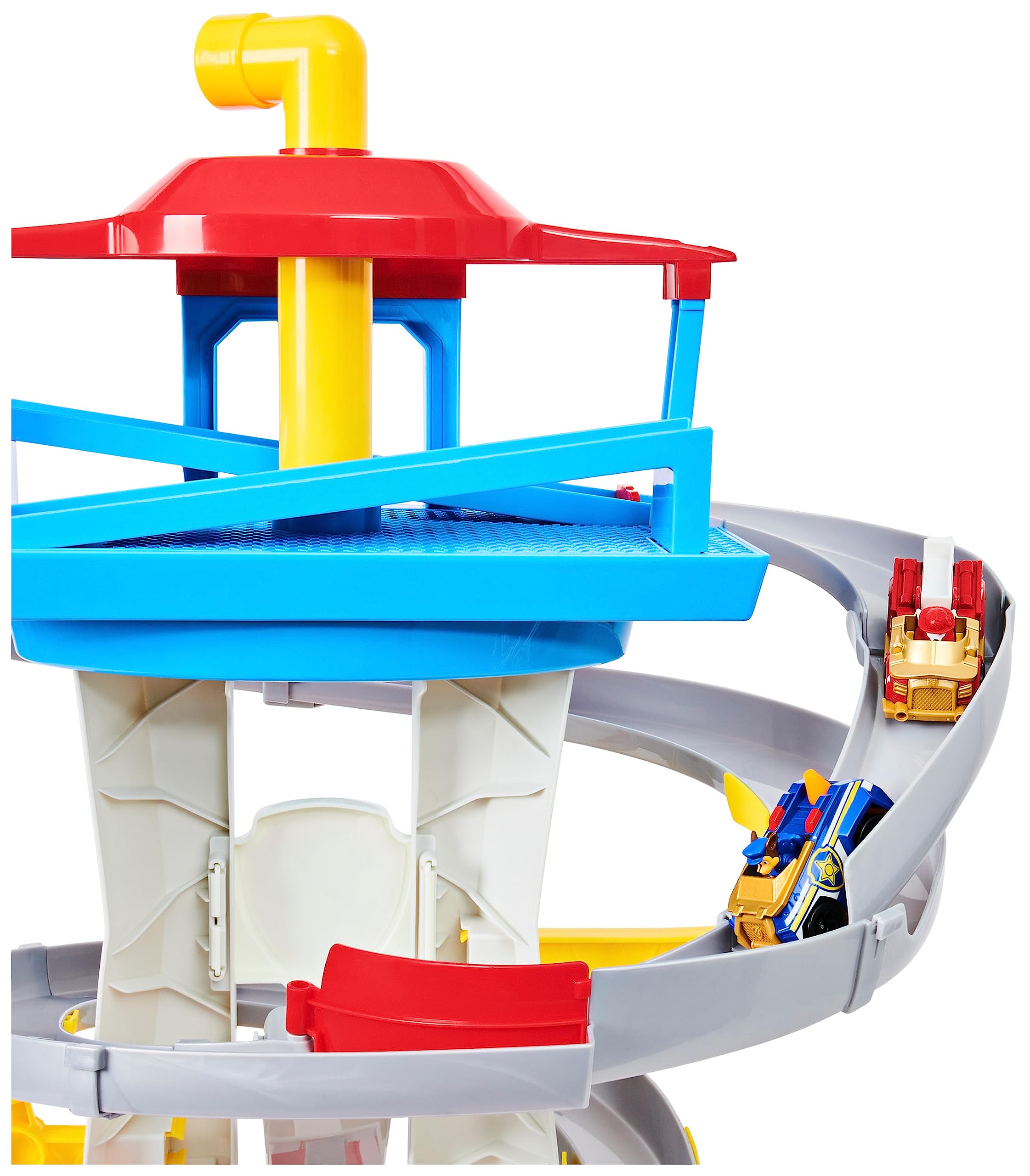 PAW PATROL 6058281 - True Metal Adventure Bay Spielset mit 2 Metallfahrzeugen im Maßstab 1:55