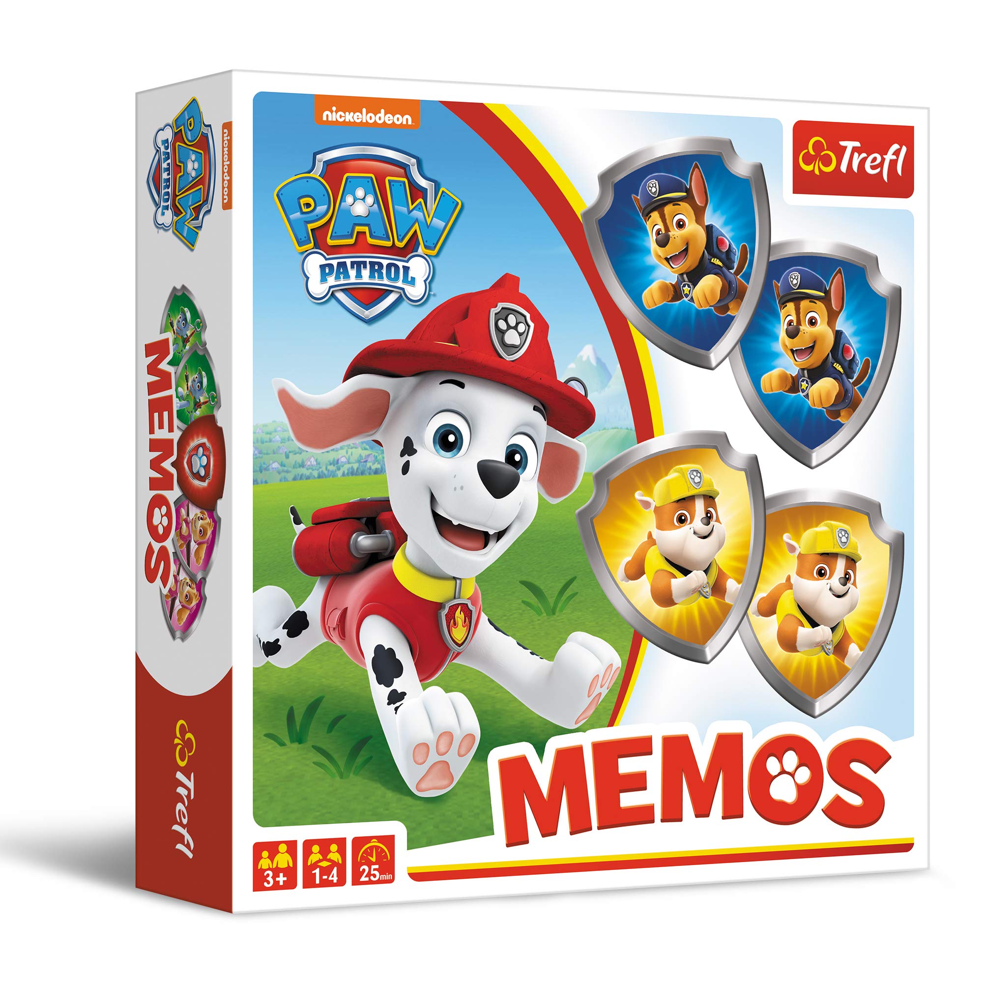 Trefl Memos Psi Patrol Family Game for Children from 3 Years
