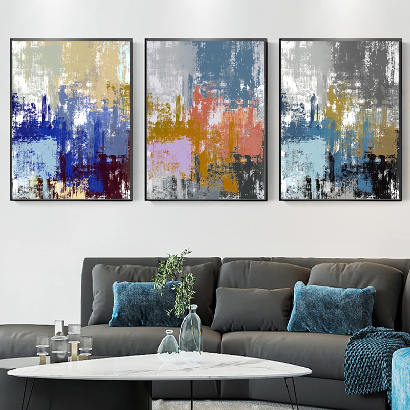 テクスチャーアート　絵画　原画　抽象画　アートパネル　北欧　モダン　インテリア Amazon｜モダン北欧抽象カラフルテクスチャペイントアートパネルワーク