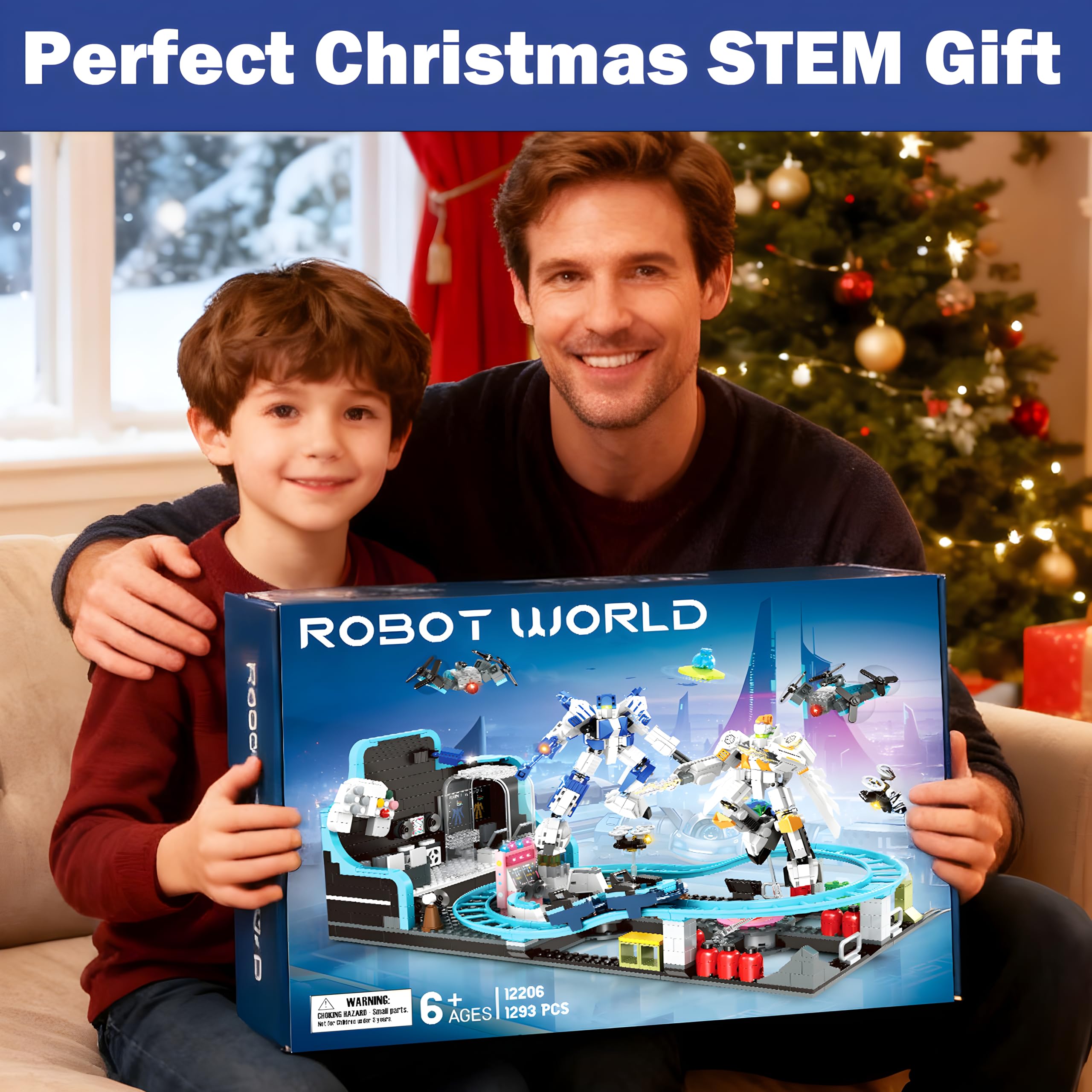 Amazon.com: Toptrend Space Roller Coaster Toy, 1293pcs Robot STEM