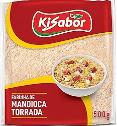 KiSabor, Farinha de Mandioca Torrada, 500 Gramas