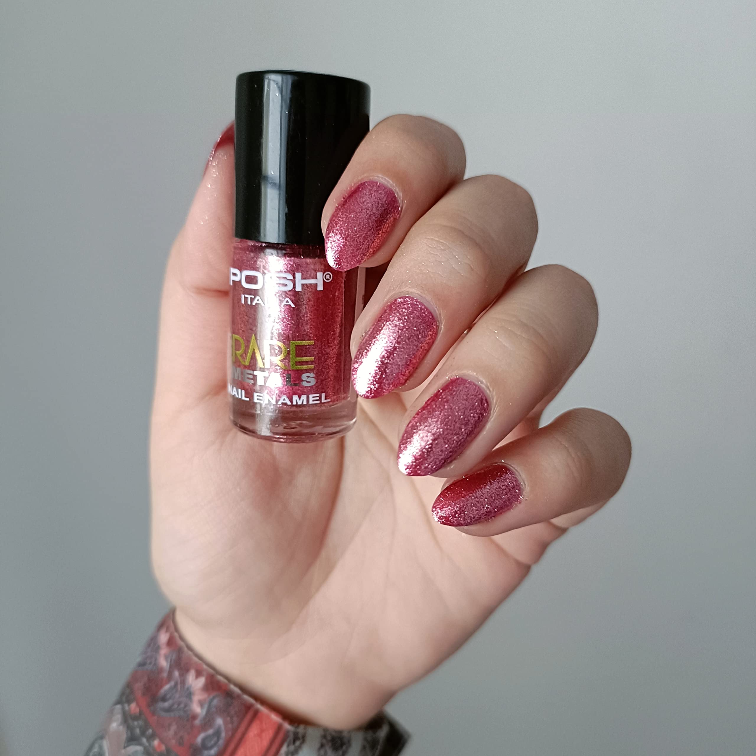 Posh Rare Metal,832, Party Pink, Single Coat Smooth Finish, High Gloss, Chip Resistant, Toxin Free, Quick Dry, Dazzle Collection-image-16