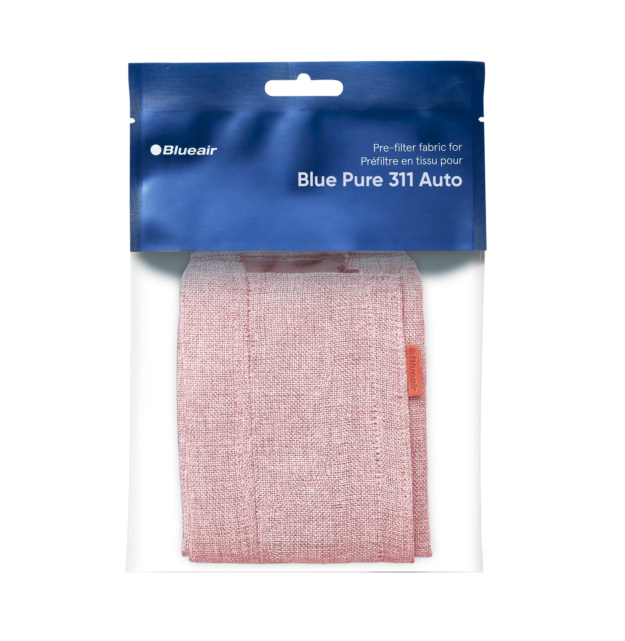 BLUEAIR Blue Pure 311 Auto Light Pink Pre-Filter, Washable Fabric Traps Pollen, Pet Hair & Dust, Archipelago Sand, Pink, Pet Hair & Dust