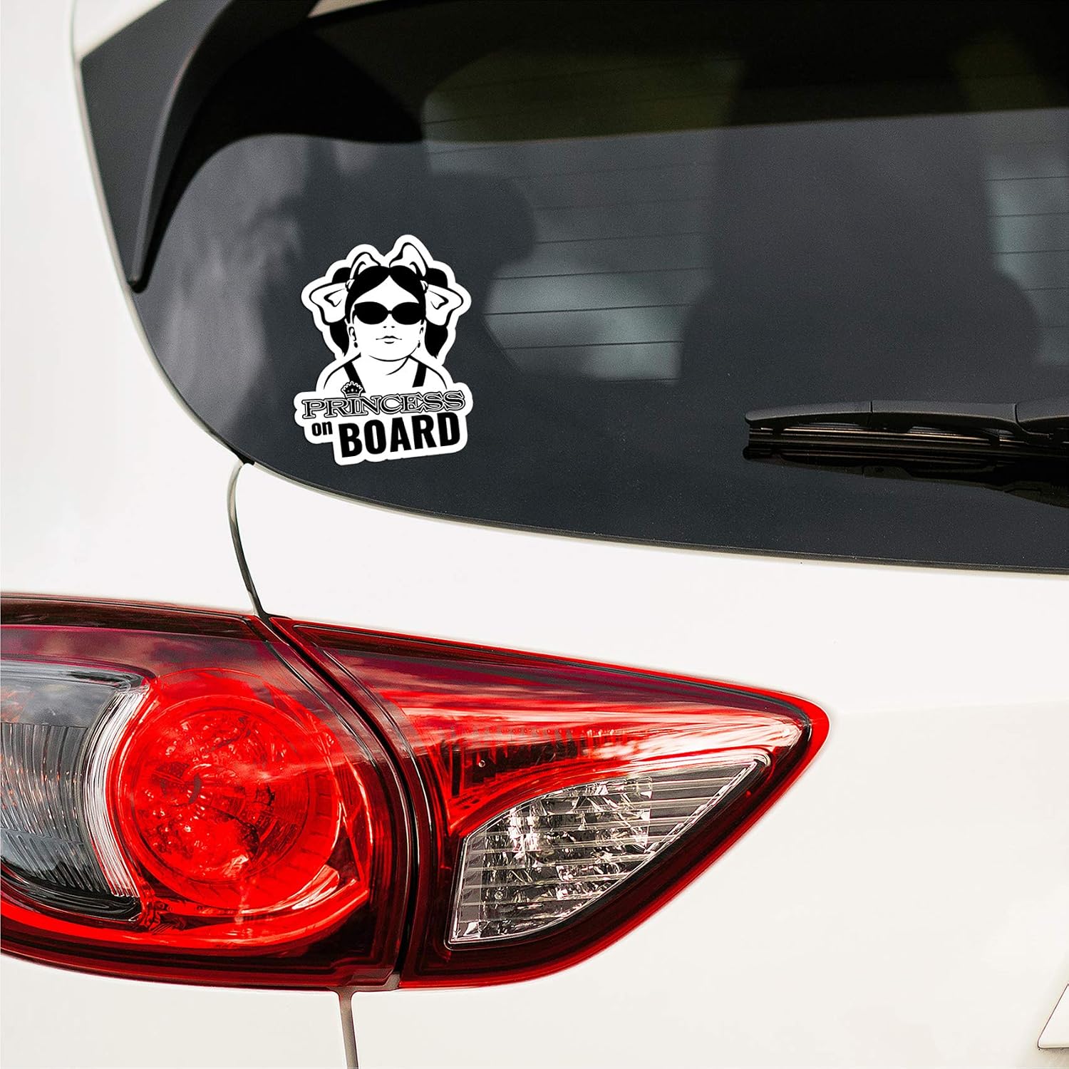 Baby and Friends on Board Sticker Child Dog Cat or Princess Sticker for Vehicles Car Bus Caravan Car Sticker Car Accessories R118 (Princess) - Image 5