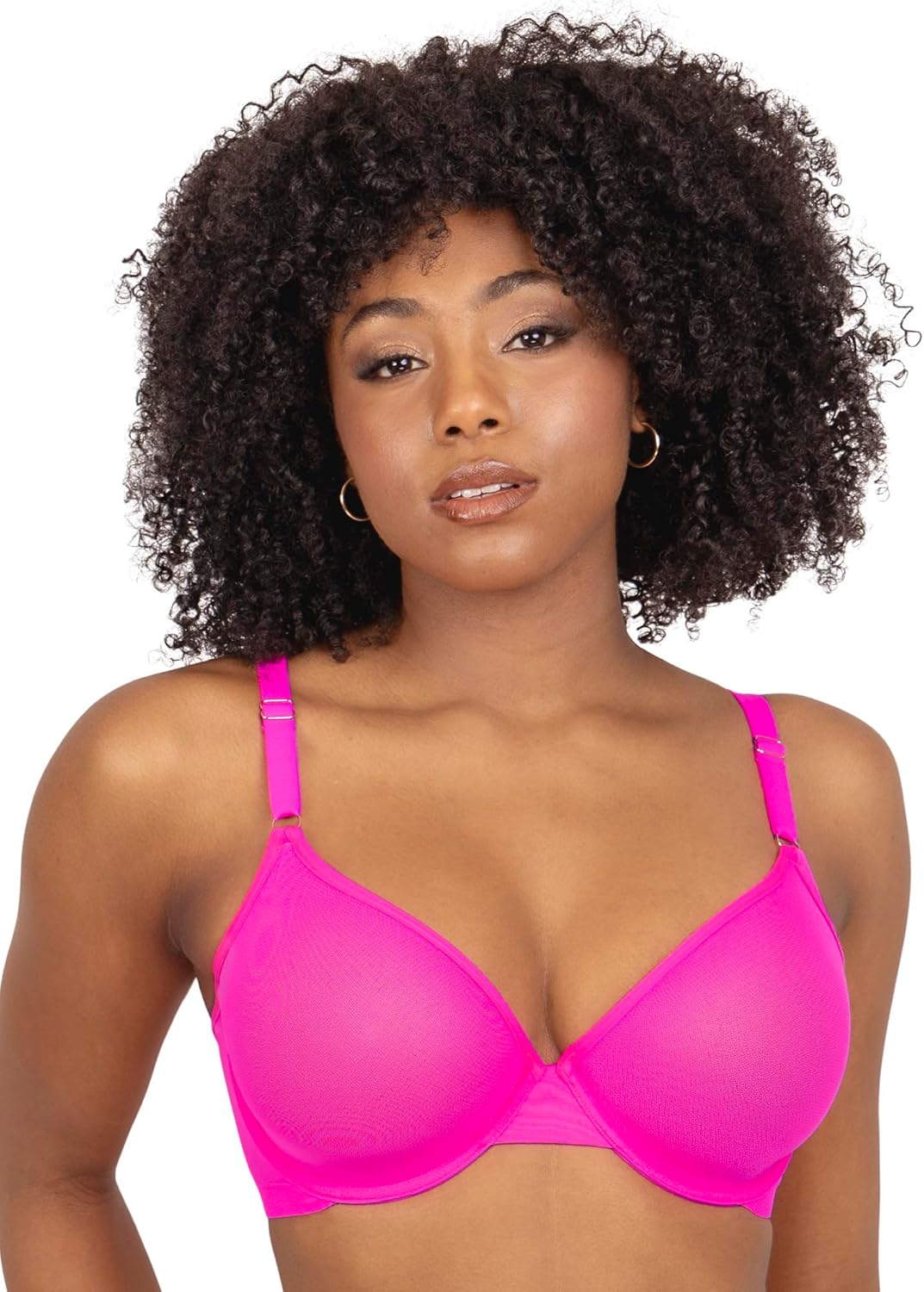 Smart & Sexy womens Sheer Mesh Demi Underwire Bra